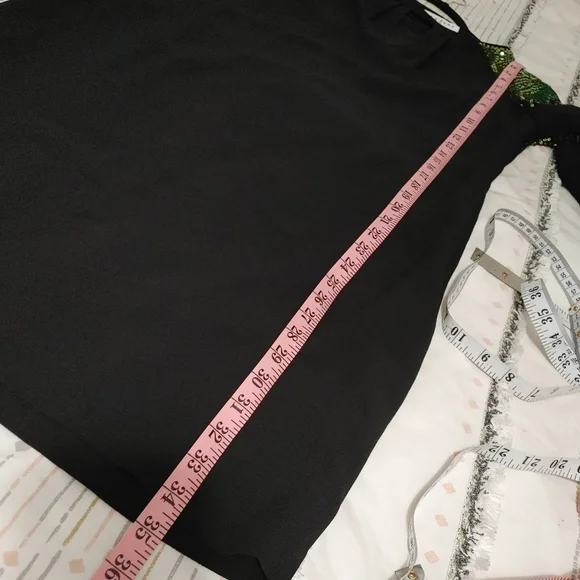 Trina Turk peacock sequin mini dress size 6 - Picture 15 of 15